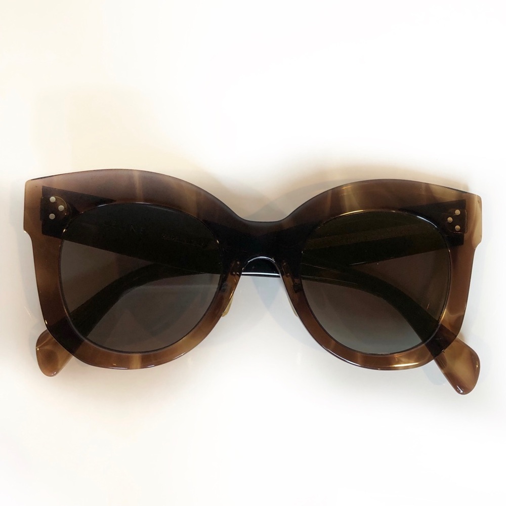 Celine Cat Eye New Sunglasses with case - Picture 2 of 8